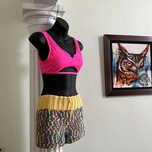 Hand Crochet 🧶 Kidcore Festival Shorts - so cute 🥰 🌸🌺🌸